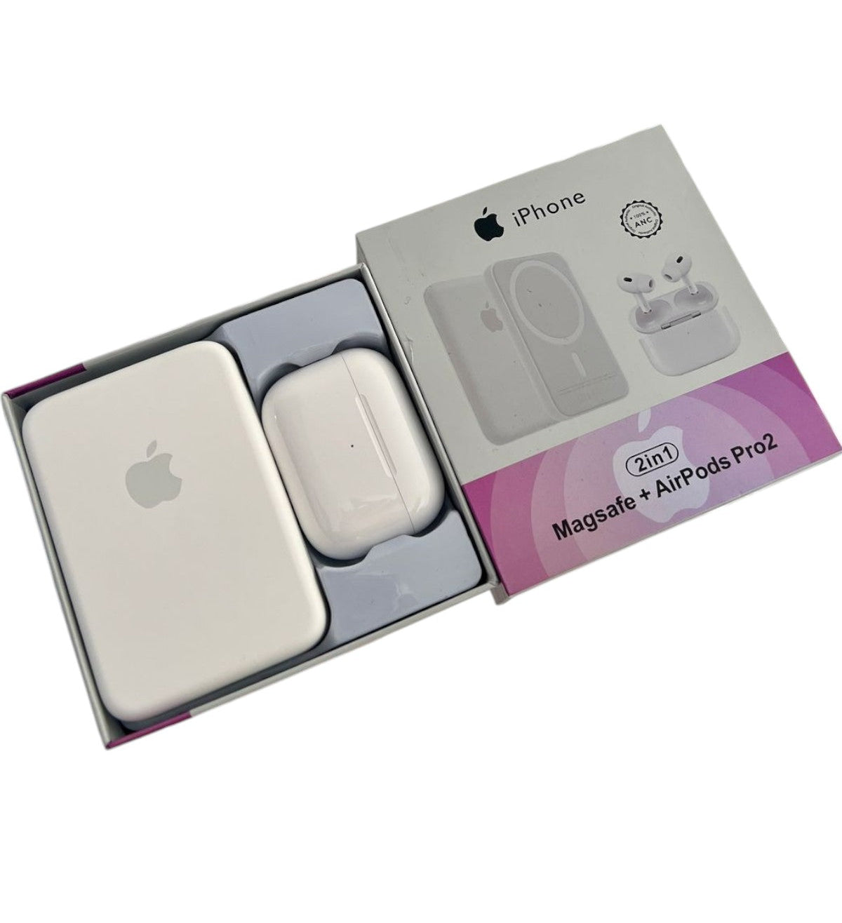 Combo 2 en 1: Audífonos Inalámbricos tipo AirPods Pro 2 + Cargador MagSafe